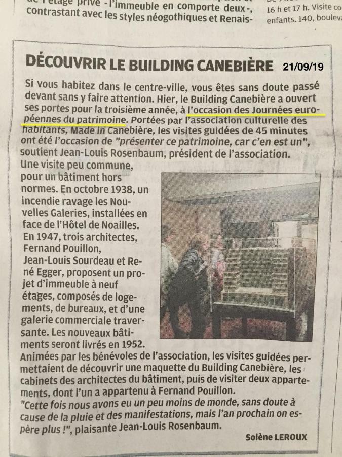 The Building Canebiere Marseille Eksteriør bilde